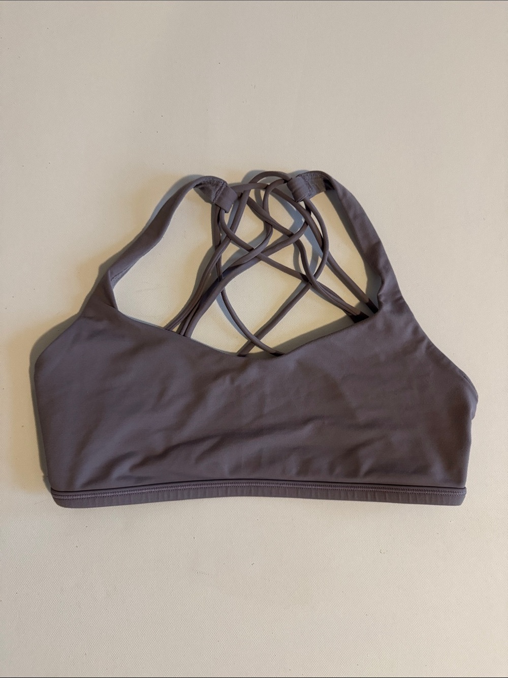 lululemon athletica Strappy Back Sports Bra - Charcoal